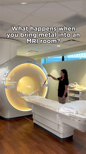 How does an MRI machine capture metal #shortvideo