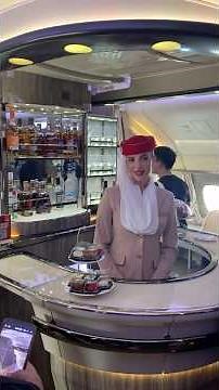 Emirates Airbus A380 Business Class Dubai Air Show 2025 एमिरेट्स एयरबस A380 बिजनेस क्लास #shorts