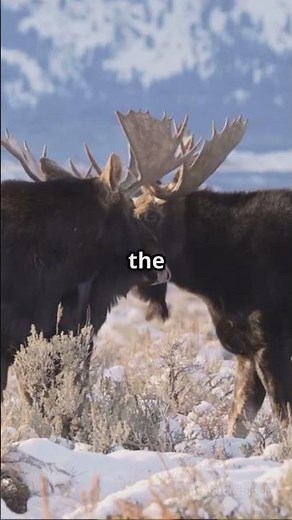 Epic Antler Duel: Moose vs Elk!