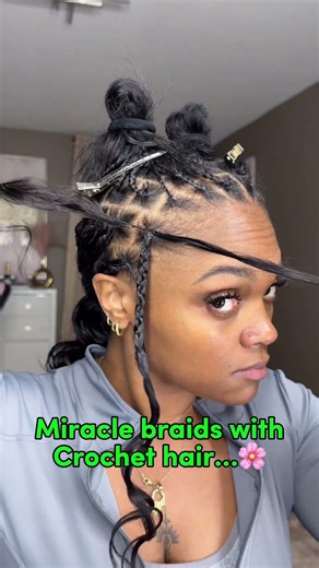 POV: Trying the Viral Curly Crochet Hair + Miracle Knots Hack