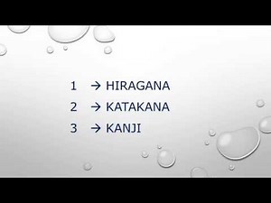 Introduction to Japanese Script - Hiragana, Katakana, Kanji