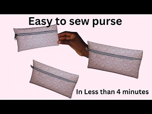 Easy to make zipper purse/souvenir purse/gift purse