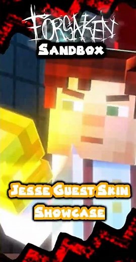 Jesse Skin Showcase #roblox #minecraftshorts #minecraft #mcsm #shorts #shortvideo #forsakenroblox