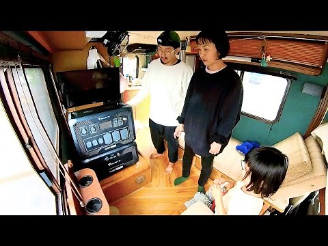 [subtitled] Car Camping! ｜Strongest!!BLUETTI AC500+B300S｜VanLife