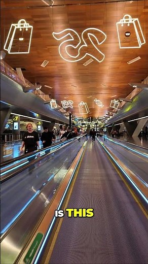 Airport Moving Walkway: The Endless Journey!