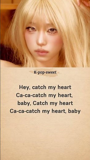 CATCH CATCH - YENA Song Lyrics