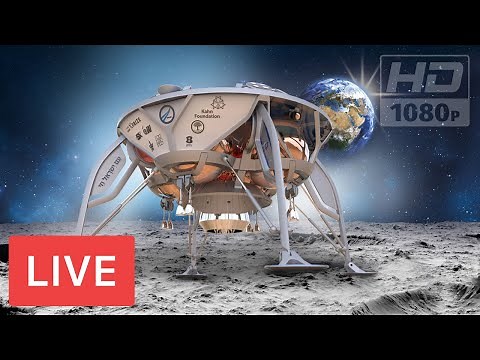 WATCH NOW: MOON LANDING! 🌚🚀SPACEIL #Beresheet-Israel @3:05pm EST