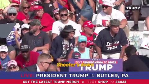 What five words did Trump say moments after he was shot