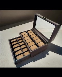 Personalised Luxury 24 Slot Watch Box – Custom Engraved Watch Display Case With Plaque – Elegant Watch Organizer Gift for Him - Etsy