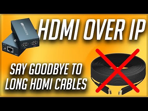 NEVER Buying A Super-Long HDMI Cable Ever Again - PWAY HDMI Extender Over IP