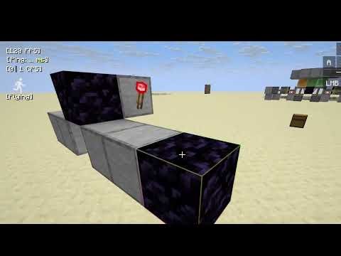 how to make a 3x3 piston trap door in minecraft