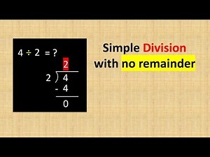 Simple division sums for class 2 | simple division with no remainders