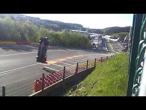 Here's An LMP1 Car Back-Flipping Just After Eau Rouge