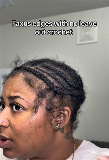 Faxus edges with no leave out crochet install🤩 Lightweight & Reusable loops crochet hair💥 📌Soft Burmese curly 2packs (200 pieces) 🛒Search hair name name “ ULH239” in our bi0 website 💸Use code “ TK92” for $$$ off! 💨Or check in our TikTok sh0p to get fast shipping in US #seamless #hairinspo #crochethair #crochet #flipover