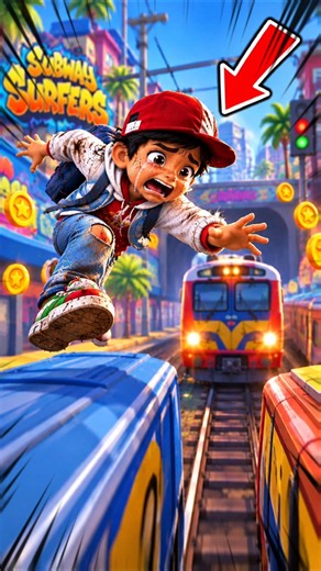 Jack’s CRAZIEST Train Jump! 😱🚆 | Subway Surfers #Shorts
