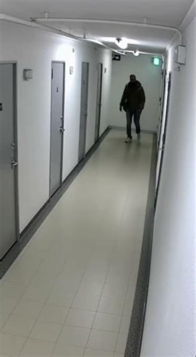Caught on CCTV: Sudden Corridor Attack