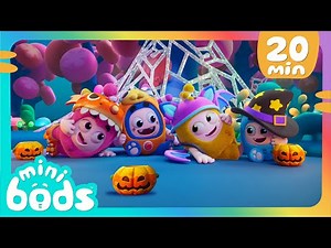 Tricky Treats and Tangled Feet! 🎃🦇 #minibods