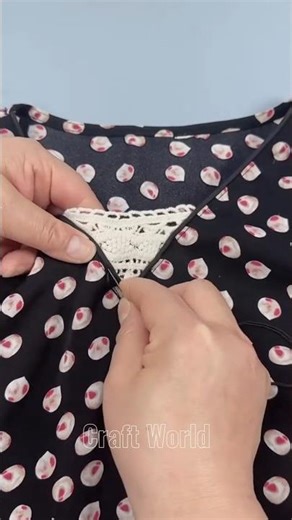 Turning an old shirt into a new one isn't difficult. #crochet #sewing #handmade