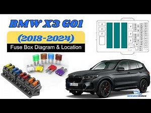 Fuse Box Location & Diagrams: BMW X3 G01 (2018-2024) Owner's Manual