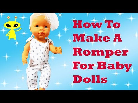 💖 How to sew a Baby Doll Romper DIY Cute Clothes Easy