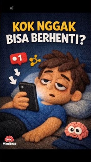 Kenapa Lu Nggak Bisa Berhenti Scroll? 😳 #fakta #mindsnap