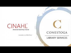 Clinical Searching with CINAHL