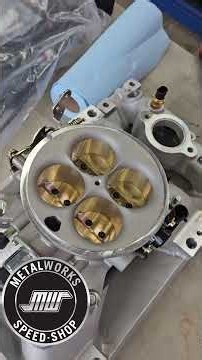 C1 Corvette receives an Edelbrock Pro Flo4 EFI system at MetalWorks Classic Auto Restoration.