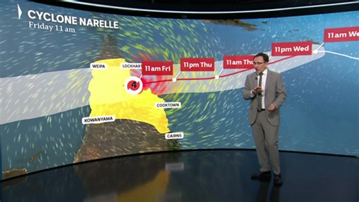 System may intensify into a Category 5 cyclone by Friday