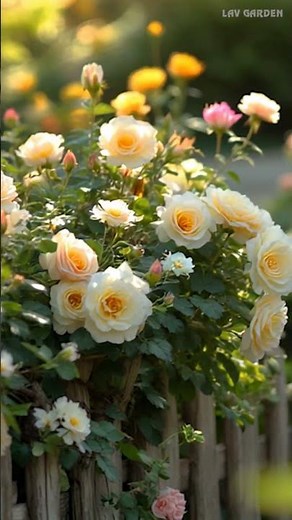 Stunning Rose Garden Fence and Landscape Design for Your Yard