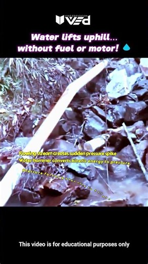 Water Lifts Uphill… No Motor Needed?! 💧⚙️ #shorts