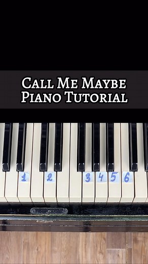 Nightingale on Instagram: "Call me maybe | Piano Tutorial #piano"