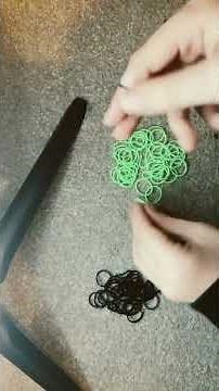 Loom bands tutorial single chain bracelet ￼