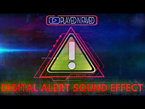 Digital Alert Sound Effect / Sound Of Computer Digital Alerts / Alert Ambience Sound / Royalty Free