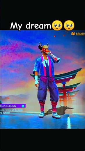 Sakura my dream bandal 🥺🥺 in #freefire and my dream #gaming #raistar