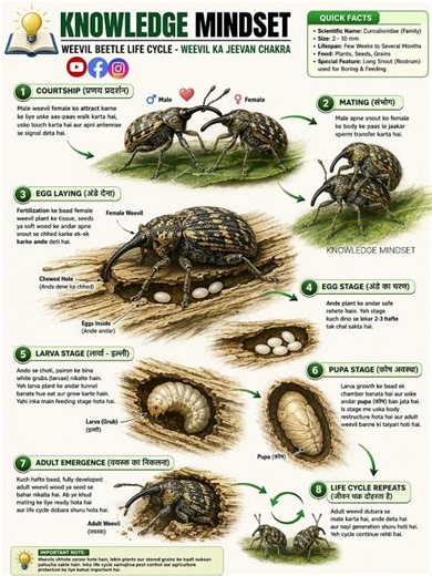 The Strange World of Weevil Beetles 😲 #animalanatomy #insects #biologylearning #biology #facts