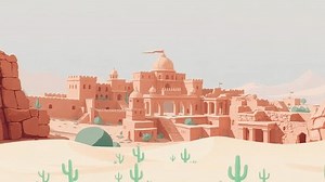 Middle East Village Cactus Cartoon Animation Stock Footage Video (100% Royalty-free) 3753958993 | Shutterstock