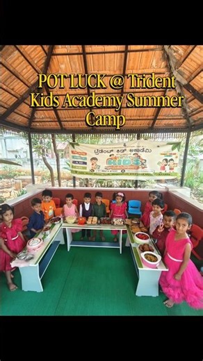 🍱✨ Potluck Fun & Tiny Foodies at Trident Kids Academy! ✨🍕