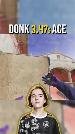 donk 3.47s ACE #CSGO #CS2 #ace