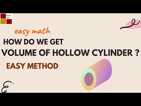 Volume of a Hollow Cylinder | Finding volume of hollow cylinder | grade 8 | Jayasree maths