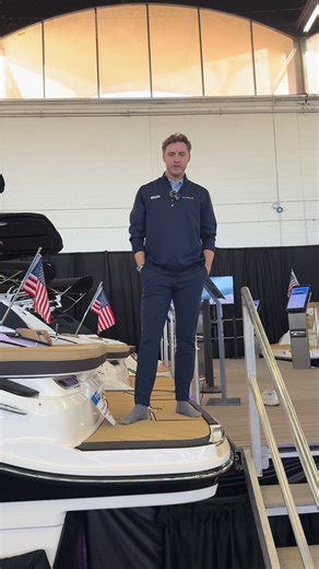 28ft boat. 28ft shade. Yes please👍 Lock in this 2026 Sea Ray SLX 280 at the Dallas Boat Show today! | MarineMax