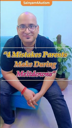 4 Mistakes parents make during MELTDOWN #autism