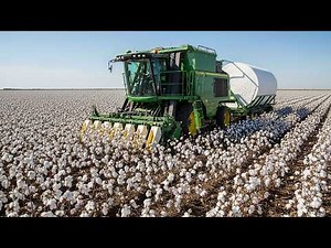 Inside U.S. Cotton Farming: Millions of Tons Harvested Each Year