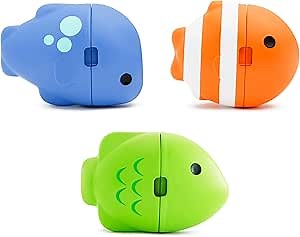 Munchkin® ColorMix Fish™ Fun Bath Toy for Baby and Toddler, Changes Color in Water