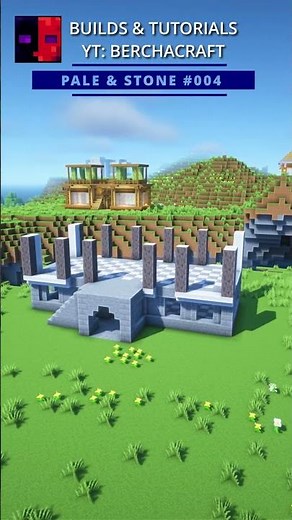 Minecraft: Fancy Storage House, Stone & Pale Mix! ;)