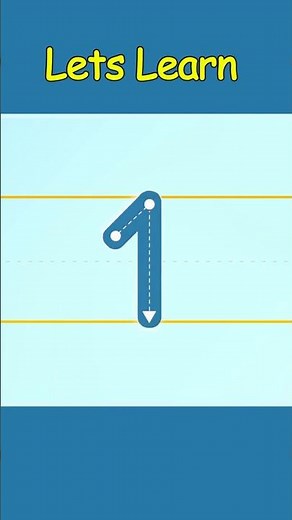 Watch This Trick to Write 1 Perfectly!