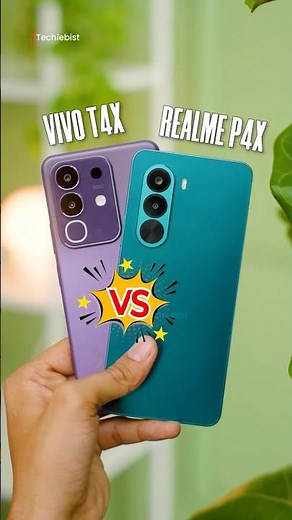 Vivo T4X vs Realme P4X ⚡ Which One Should You Buy? #Shorts