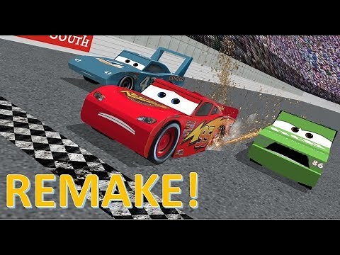 Dinoco 400 Final Lap Remake - Sketchup Animation