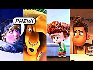 "Phew!" Compilation of Random Moments | 1 Second from Animated Movies