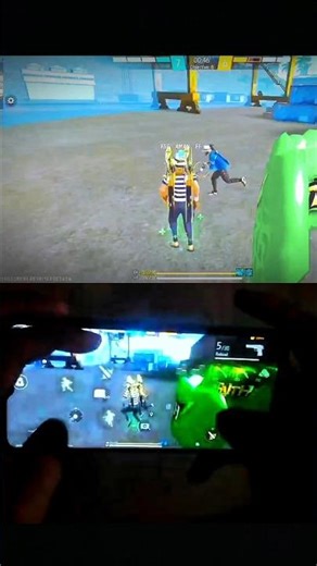 1v2 Costom Best Setting HUD 🥰🥰 #3finger #freefire