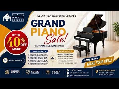 Grand Piano Sale – Up to 40% OFF!
